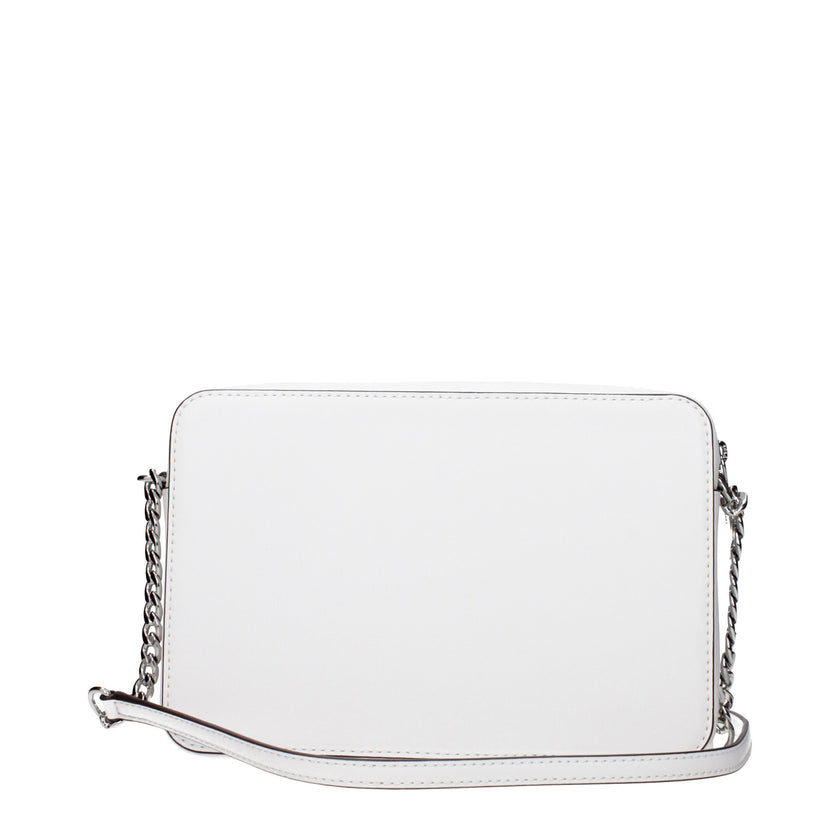 White Leather Crossbody BagDescription: The product with MPN 35T5STTC3YOPTICWHITE and code F85062 leather in white is a crossbody bags designed by Michael Kors. It has features like front logo, adjustable shoulder.White Leather Crossbody Bag${tagsMichael