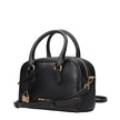 Black Leather HandbagDescription: The product with MPN 35S5G7OC0LBLACK and code F85066 leather in black is a handbags designed by Michael Kors. It has features like front logo, adjustable shoulder, removable shoulder, front detail, removable details.Black