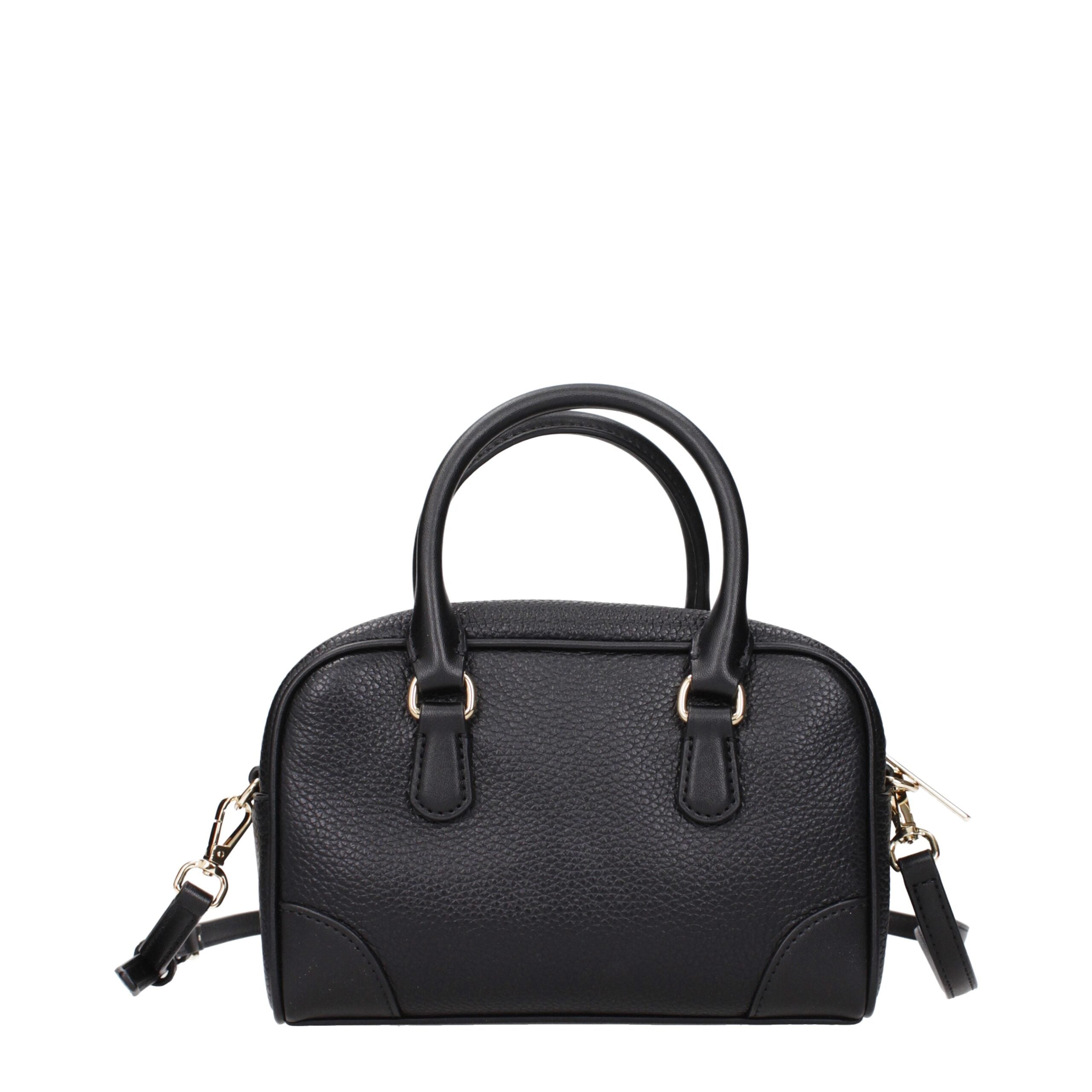 Black Leather HandbagDescription: The product with MPN 35S5G7OC0LBLACK and code F85066 leather in black is a handbags designed by Michael Kors. It has features like front logo, adjustable shoulder, removable shoulder, front detail, removable details.Black