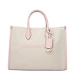 Beige Fabric HandbagDescription: The product with MPN 35S5G7ZT2CPOWDERBLUSH and code F85060 fabric in beige is a handbags designed by Michael Kors. It has features like front logo, adjustable shoulder, removable shoulder, front detail, removable details.B