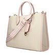 Beige Fabric HandbagDescription: The product with MPN 35S5G7ZT2CPOWDERBLUSH and code F85060 fabric in beige is a handbags designed by Michael Kors. It has features like front logo, adjustable shoulder, removable shoulder, front detail, removable details.B