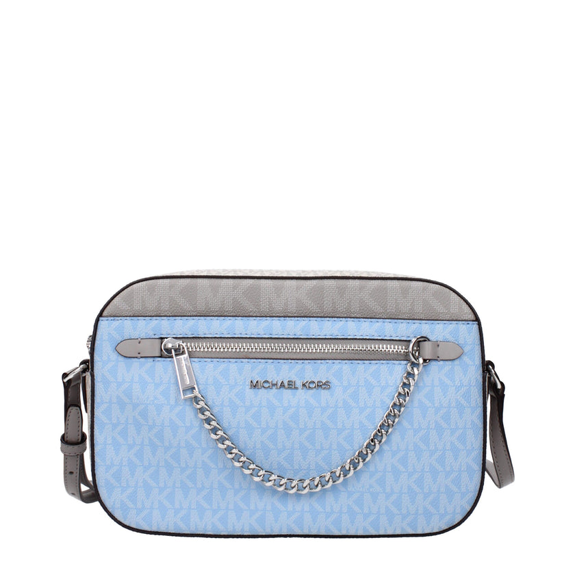 Light Blue Fabric Crossbody BagDescription: The product with MPN 35S5STTC9BLTSKYMLT and code F85068 fabric in heavenly is a crossbody bags designed by Michael Kors. It has features like logo, front detail, adjustable shoulder.Light Blue Fabric Crossbody B