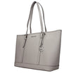 Gray Leather Shoulder BagsDescription: The product with MPN 35T0STVL9LPEARLGREY and code F85067 leather in gray is a shoulder bags designed by Michael Kors. It has features like front logo, front detail, removable details.Gray Leather Shoulder Bags${tagsM