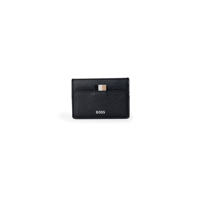 Black Polyamide CardholderThe Boss Zair_Money clip 50485622 men’s card holder wallet is the perfect accessory for those seeking both practicality and elegance. Crafted from 100% polyamide, this card holder stands out for its compact and lightweight struct
