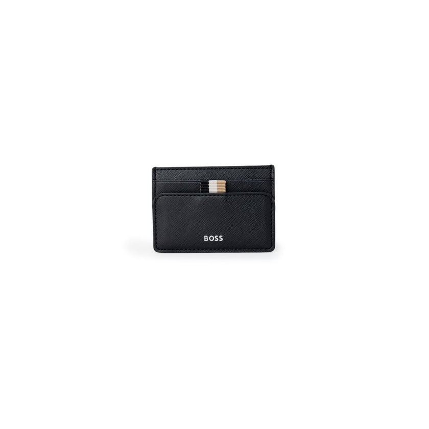 Black Polyamide CardholderThe Boss Zair_Money clip 50485622 men’s card holder wallet is the perfect accessory for those seeking both practicality and elegance. Crafted from 100% polyamide, this card holder stands out for its compact and lightweight struct