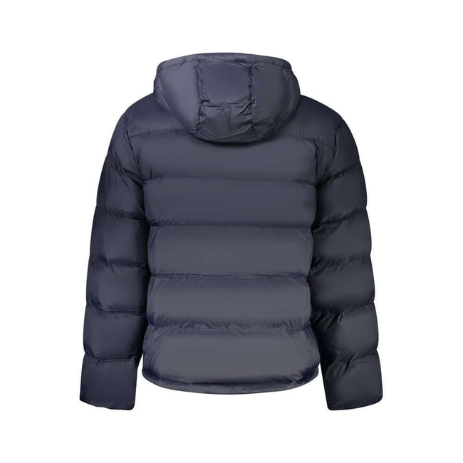 Blue Polyamide Jackets & CoatLONG-SLEEVED JACKET WITH REMOVABLE HOOD, 2 EXTERNAL POCKETS, 2 INTERNAL POCKETS, WATER AND WIND RESISTANT, ZIP, PRINT, LOGOBlue Polyamide Jackets & Coat${tagsCalvin KleinAulae Blue Polyamide Jackets & Coat Calvin KleinAulae Bl