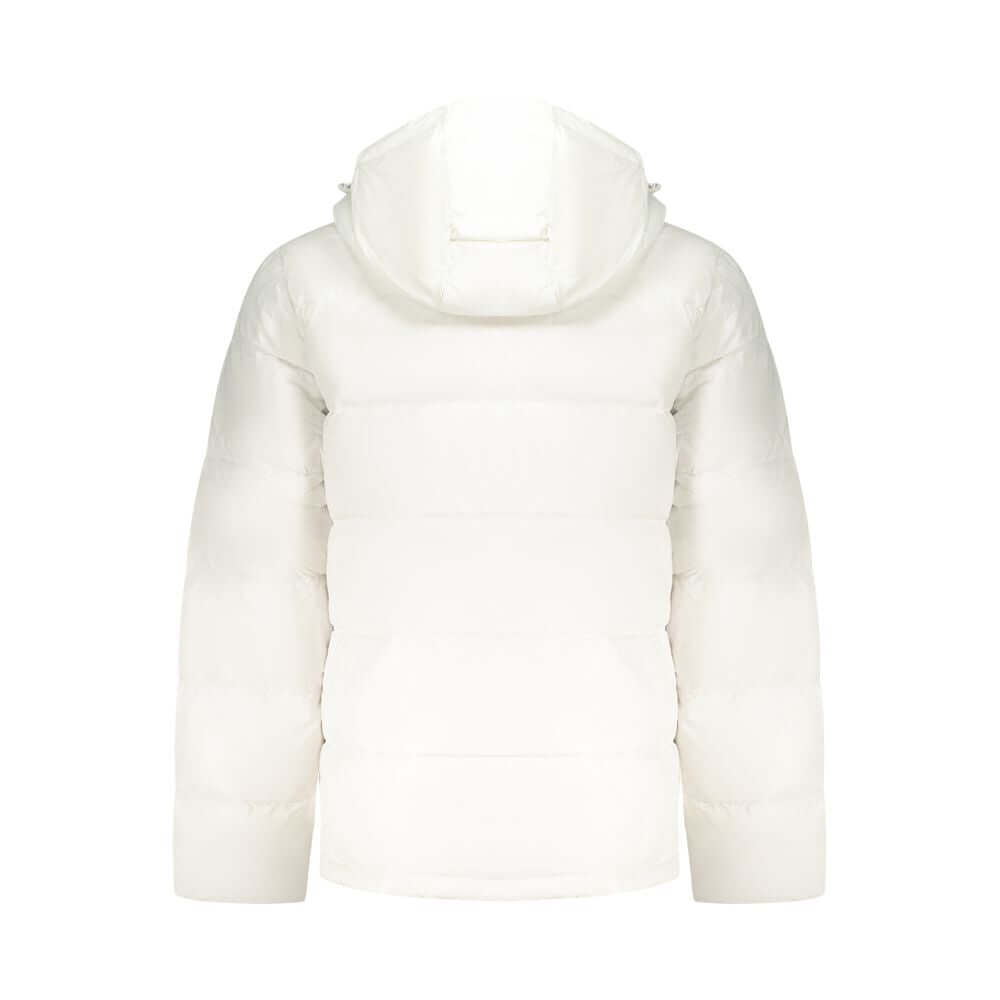 White Polyamide Jackets & CoatLONG-SLEEVED JACKET WITH REMOVABLE HOOD, 2 EXTERNAL POCKETS, 2 INTERNAL POCKETS, WATER AND WIND RESISTANT, ZIP, PRINT, LOGO, 100% RECYCLED NYLONWhite Polyamide Jackets & Coat${tagsCalvin KleinAulae White Polyamide Jackets & C
