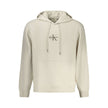 Beige Cotton Men SweaterTranscend the ordinary with Calvin Klein’s captivating beige hoodie, the ultimate symbol of effortless luxe and contemporary cool. This fashion-forward piece boasts intricate embroidery and a bold logo, guaranteeing to catch the ey
