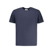 Blue Cotton Men T-ShirtIndulge in the epitome of casual luxury with Calvin Klein’s striking short-sleeved T-shirt. Featuring a classic crew neck and adorned with intricate embroidery detailing, this piece boasts the iconic Calvin Klein logo, adding a touc