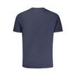 Blue Cotton Men T-ShirtIndulge in the epitome of casual luxury with Calvin Klein’s striking short-sleeved T-shirt. Featuring a classic crew neck and adorned with intricate embroidery detailing, this piece boasts the iconic Calvin Klein logo, adding a touc