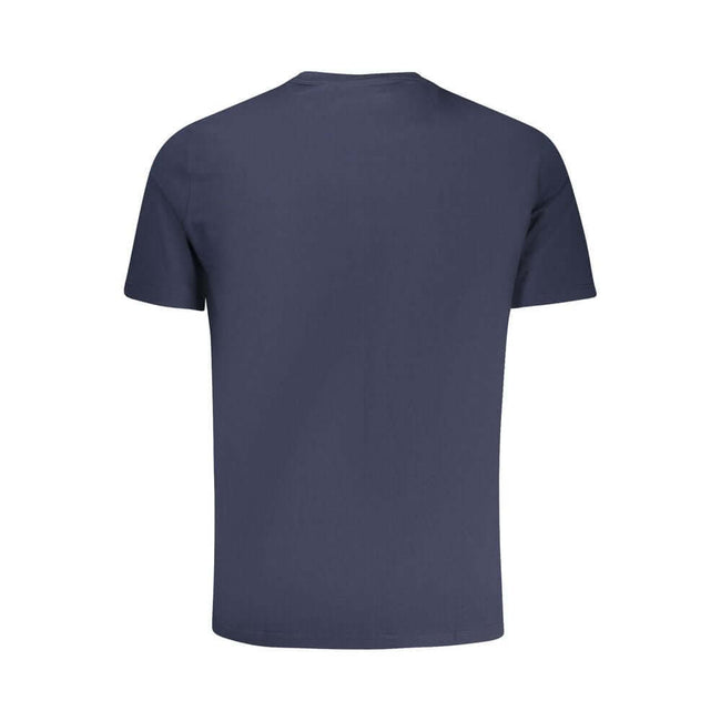 Blue Cotton Men T-ShirtIndulge in the epitome of casual luxury with Calvin Klein’s striking short-sleeved T-shirt. Featuring a classic crew neck and adorned with intricate embroidery detailing, this piece boasts the iconic Calvin Klein logo, adding a touc