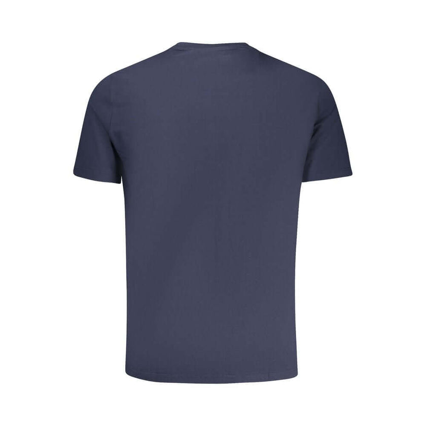 Blue Cotton Men T-ShirtIndulge in the epitome of casual luxury with Calvin Klein’s striking short-sleeved T-shirt. Featuring a classic crew neck and adorned with intricate embroidery detailing, this piece boasts the iconic Calvin Klein logo, adding a touc