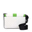 White Fabric Crossbody BagDescription: The product with MPN 37S5LCOM6BJUNGLEGREEN and code F85069 fabric in white is a crossbody bags designed by Michael Kors. It has features like logo, adjustable shoulder, removable details.White Fabric Crossbody Bag${t
