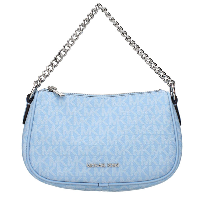 Light Blue Fabric HandbagDescription: The product with MPN 35F4S1QC5VLTSKY and code F85029 fabric in heavenly is a handbags designed by Michael Kors. It has features like logo, adjustable shoulder, removable shoulder.Light Blue Fabric Handbag${tagsMichael