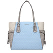 Light Blue Fabric Shoulder BagDescription: The product with MPN 35S5SV6T7BLTSKYMLT and code F85074 fabric in heavenly is a shoulder bags designed by Michael Kors. It has features like logo, divider inner pocket, side detail.Light Blue Fabric Shoulder Bag$