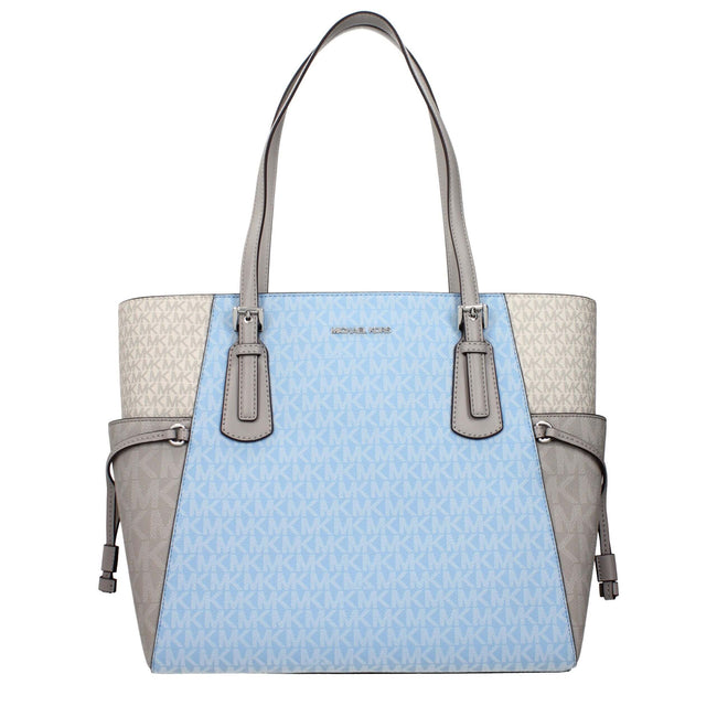 Light Blue Fabric Shoulder BagDescription: The product with MPN 35S5SV6T7BLTSKYMLT and code F85074 fabric in heavenly is a shoulder bags designed by Michael Kors. It has features like logo, divider inner pocket, side detail.Light Blue Fabric Shoulder Bag$
