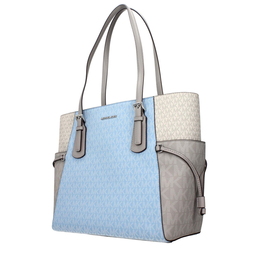Light Blue Fabric Shoulder BagDescription: The product with MPN 35S5SV6T7BLTSKYMLT and code F85074 fabric in heavenly is a shoulder bags designed by Michael Kors. It has features like logo, divider inner pocket, side detail.Light Blue Fabric Shoulder Bag$