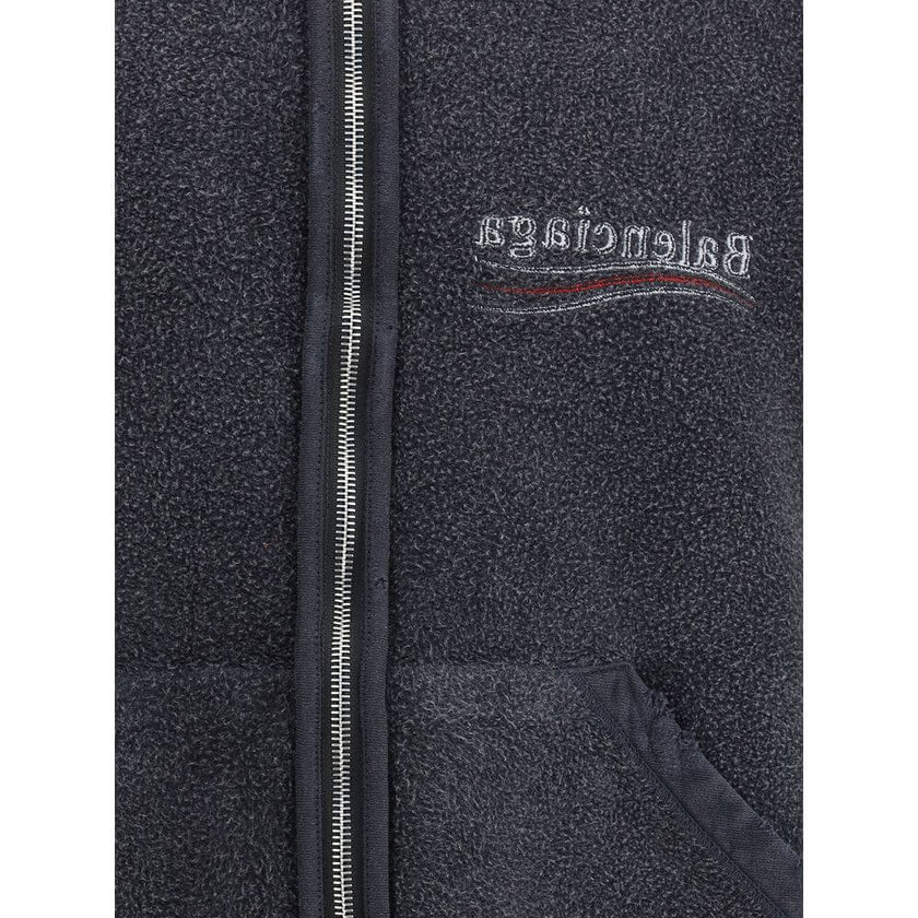 Inside-Out HoodieBalenciaga’s Inside-Out cotton Hoodie reinterprets streetwear with a bold and distinctive design. Featuring a double-slider front zipper closure, it offers a unique interpretation of the iconic Balenciaga monogram on both the front and ba