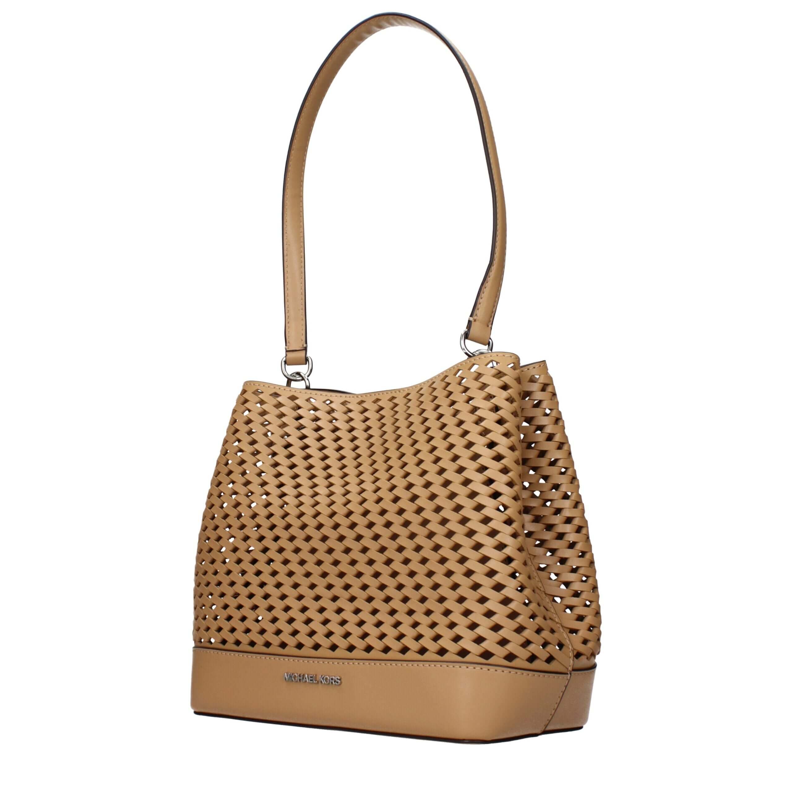 Brown Leather Shoulder BagDescription: The product with MPN 35T5S3FS2YPEANUT and code F85072 leather in brown is a shoulder bags designed by Michael Kors. It has features like front logo, divider inner pocket.Brown Leather Shoulder Bag${tagsMichael KorsAu