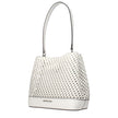 White Leather Shoulder BagDescription: The product with MPN 35T5S3FS2YOPTICWHITE and code F85072 leather in white is a shoulder bags designed by Michael Kors. It has features like front logo, divider inner pocket.White Leather Shoulder Bag${tagsMichael Ko