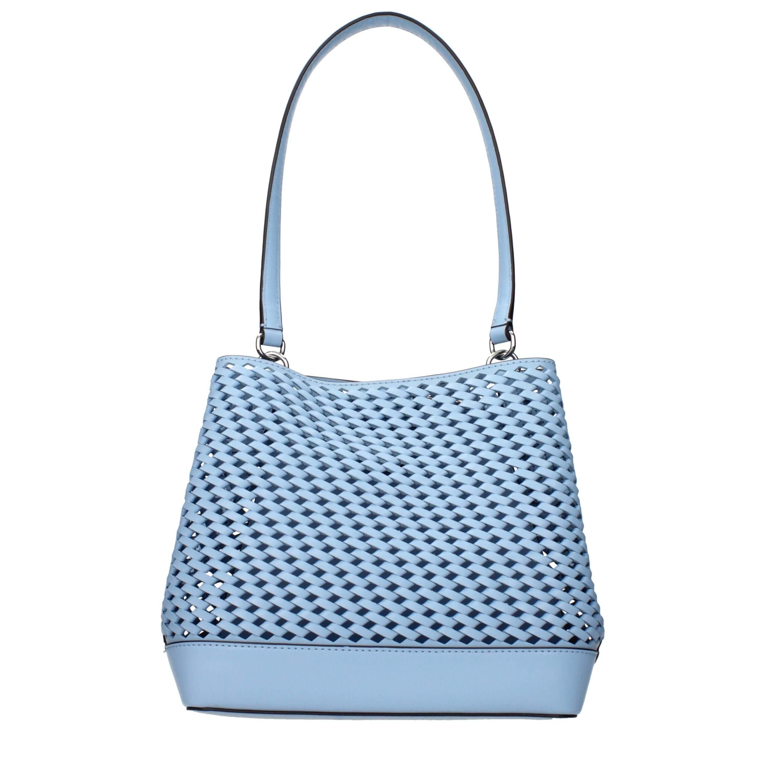 Light Blue Leather Shoulder BagDescription: The product with MPN 35T5S3FS2YLTSKY and code F85072 leather in heavenly is a shoulder bags designed by Michael Kors. It has features like front logo, divider inner pocket.Light Blue Leather Shoulder Bag${tagsMi