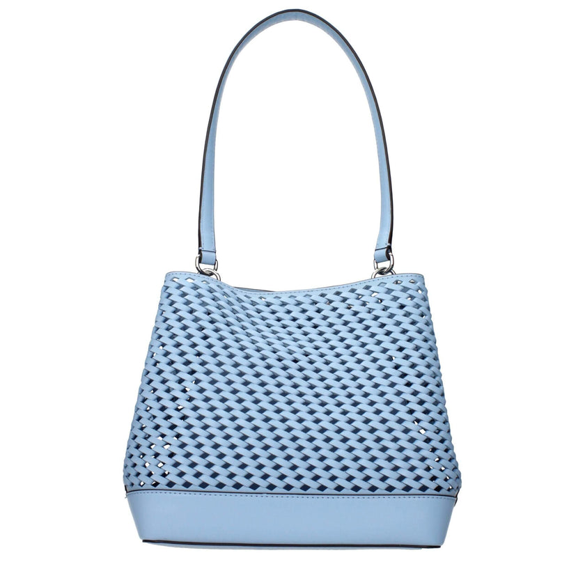 Light Blue Leather Shoulder BagDescription: The product with MPN 35T5S3FS2YLTSKY and code F85072 leather in heavenly is a shoulder bags designed by Michael Kors. It has features like front logo, divider inner pocket.Light Blue Leather Shoulder Bag${tagsMi