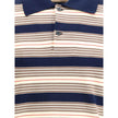 Multicolor Cotton Polo ShirtThe striped cotton Polo by Prada reimagines a menswear classic through the lens of the Maison’s refined aesthetic. Knitted from stretch cotton, it balances comfort and clean lines, enriched with solid-color details that highlig