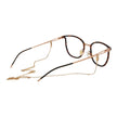 Gold Stainless Steel Glasses (Frames)Gender Women Main color Gold Filter Category None Extra Eyewear chain Frame color Gold Frame material Stainless Steel Lenses Color Demo glasses Lenses Material Plastic Style Butterfly Lenses Effect No Extra Protection