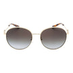 Gold Metal SunglassesSUNGLASSES MICHAEL KORS WOMEN MK1119-10148G (Lens/Bridge/Temple) 57/16/140 mm.Material: METAL.Colour: GOLDEN.Measures (Lens/Bridge/Temple): 57/16/140mm.GREY.GradientGold Metal Sunglasses${tagsMichael KorsAulae Gold Metal Sunglasses Mi