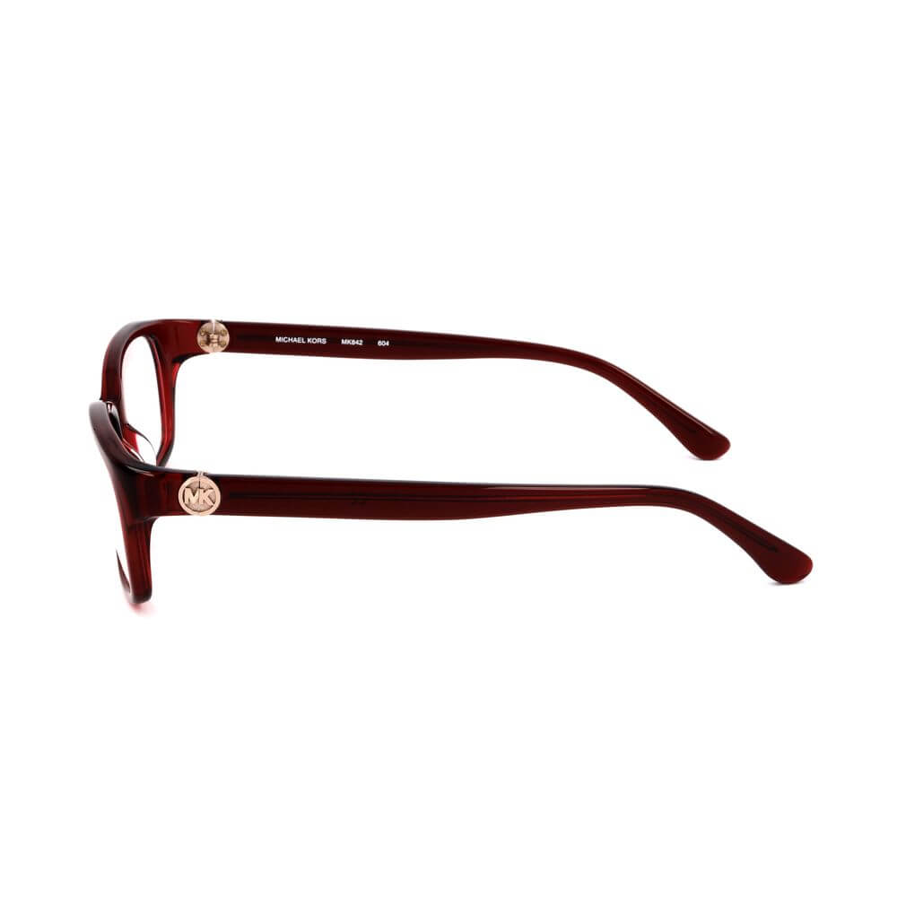 Burgundy Plastic Glasses (Frames)GLASSES MICHAEL KORS WOMAN MK842604 (Lens/Bridge/Temple) 51/15/135 mm.Material: PLASTIC.Colour: BURGUNDY.Measures (Lens/Bridge/Temple): 51/15/135mm..Burgundy Plastic Glasses (Frames)${tagsMichael KorsAulae Burgundy Plastic