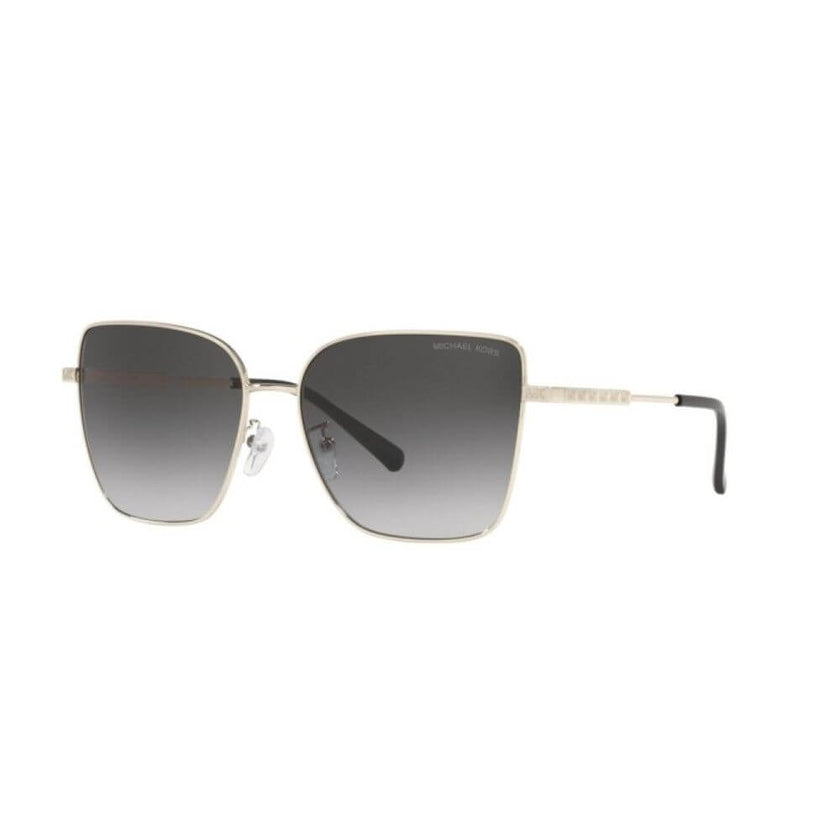 Gold Metal SunglassesSUNGLASSES MICHAEL KORS WOMEN MK1108-10148G (Lens/Bridge/Temple) 57/16/145 mm.Material: METAL.Colour: GOLDEN.Measures (Lens/Bridge/Temple): 57/16/145mm.GREY.CATEGORY 3Gold Metal Sunglasses${tagsMichael KorsAulae Gold Metal Sunglasses