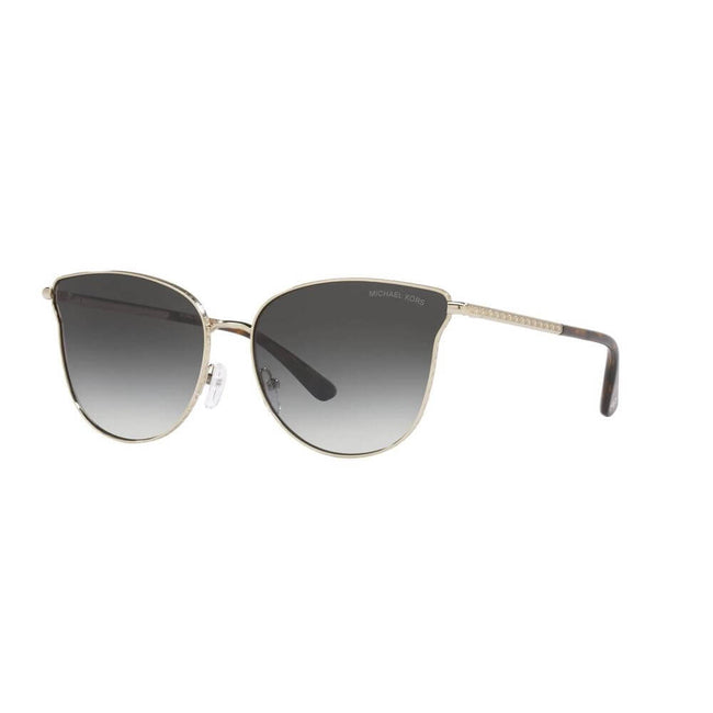 Gold Metal SunglassesSUNGLASSES MICHAEL KORS WOMEN MK1120-10148G (Lens/Bridge/Temple) 62/16/145 mm.Material: METAL.Colour: GOLDEN.Measures (Lens/Bridge/Temple): 62/16/145mm.GREY.CATEGORY 3-GradientGold Metal Sunglasses${tagsMichael KorsAulae Gold Metal Su