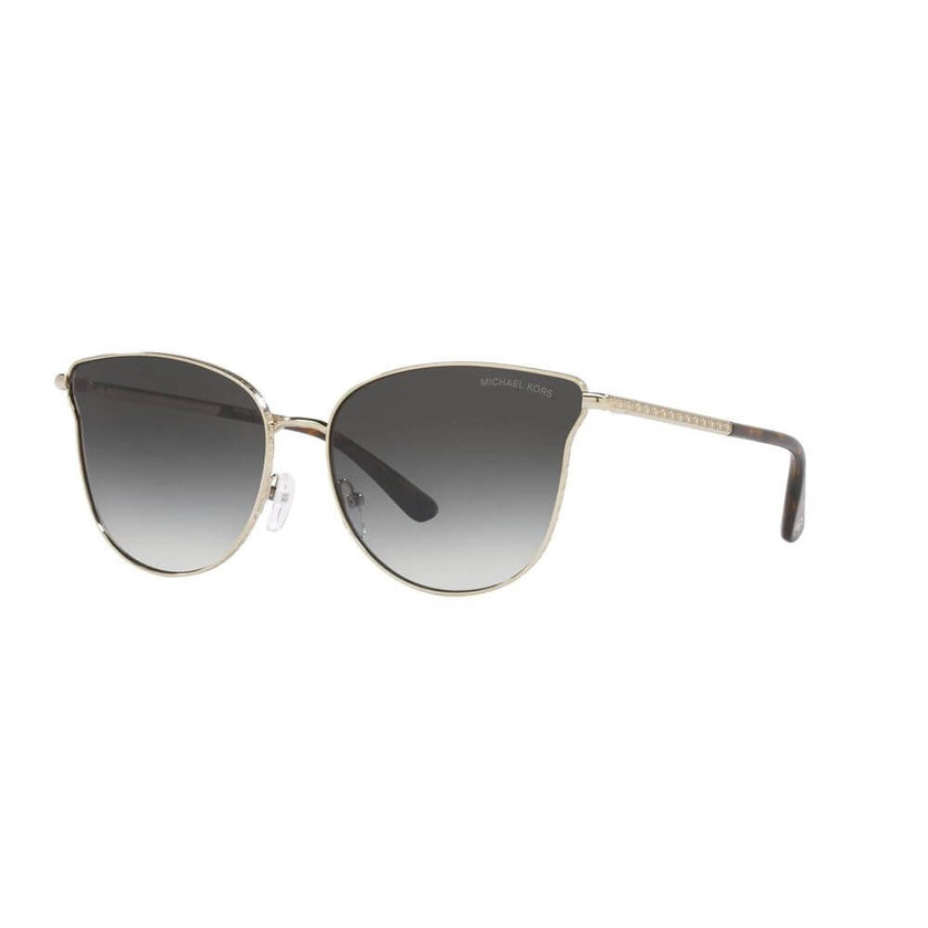 Gold Metal SunglassesSUNGLASSES MICHAEL KORS WOMEN MK1120-10148G (Lens/Bridge/Temple) 62/16/145 mm.Material: METAL.Colour: GOLDEN.Measures (Lens/Bridge/Temple): 62/16/145mm.GREY.CATEGORY 3-GradientGold Metal Sunglasses${tagsMichael KorsAulae Gold Metal Su