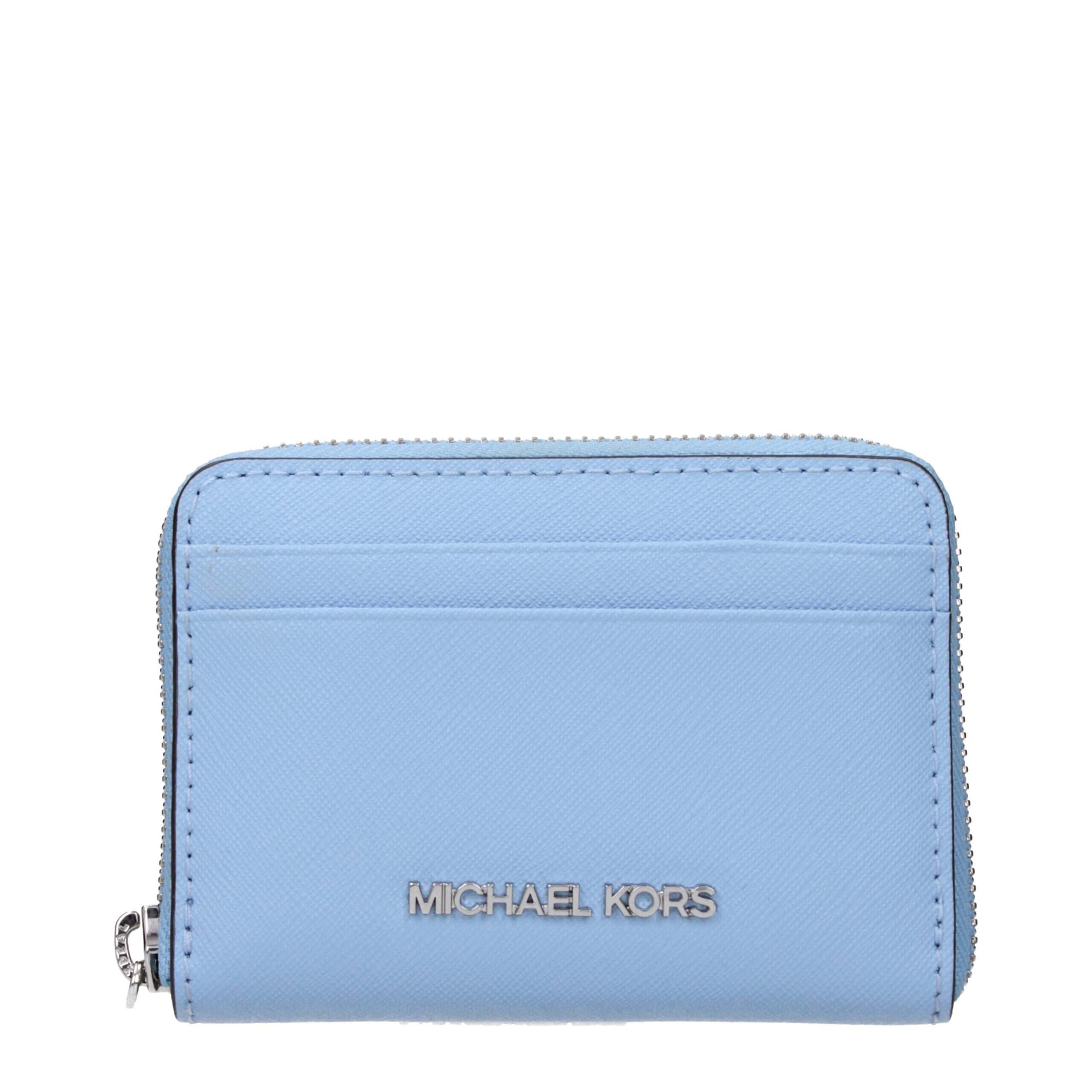 Light Blue Leather CardholderDescription: The product with MPN 35H8STVZ5LLTSKY and code F85081 leather in heavenly is a document holders designed by Michael Kors. It has features like front logo.Light Blue Leather Cardholder${tagsMichael KorsAulae Light B