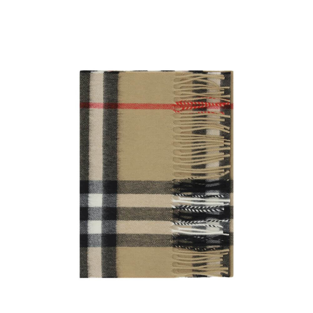 Cashmere ScarfCashmere Scarf by Burberry, iconic Check Archive pattern of the brand, frayed hems. Season: AW25 Composition: GENERAL 100% Kashmir/capra Hircus MADE IN GREAT BRITAINCashmere Scarf${tagsBurberryAulae Cashmere Scarf BurberryAulae Cashmere Scar