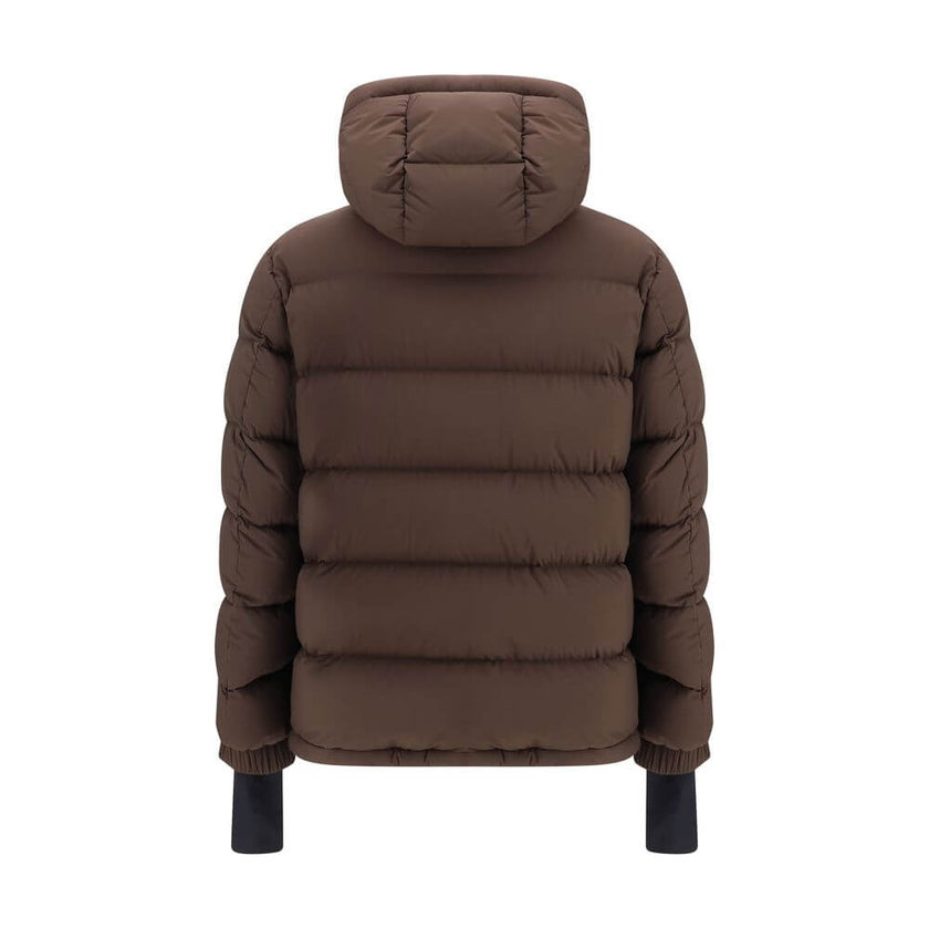 Brown Polyamide Shell JacketThe Isorno ski Jacket by Moncler Grenoble combines technical performance with contemporary design, perfect for skiing in comfort and style. Crafted from high-performance materials, it ensures optimal warmth and breathability. T
