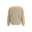 Beige Fleece Wool SweatshirtThe pocket-detail Sweater by Ferragamo is crafted from pure virgin wool with a fine, soft texture. Designed with a slightly dropped shoulder and a relaxed fit, it features an elegant V-neckline and a chest patch pocket for a re