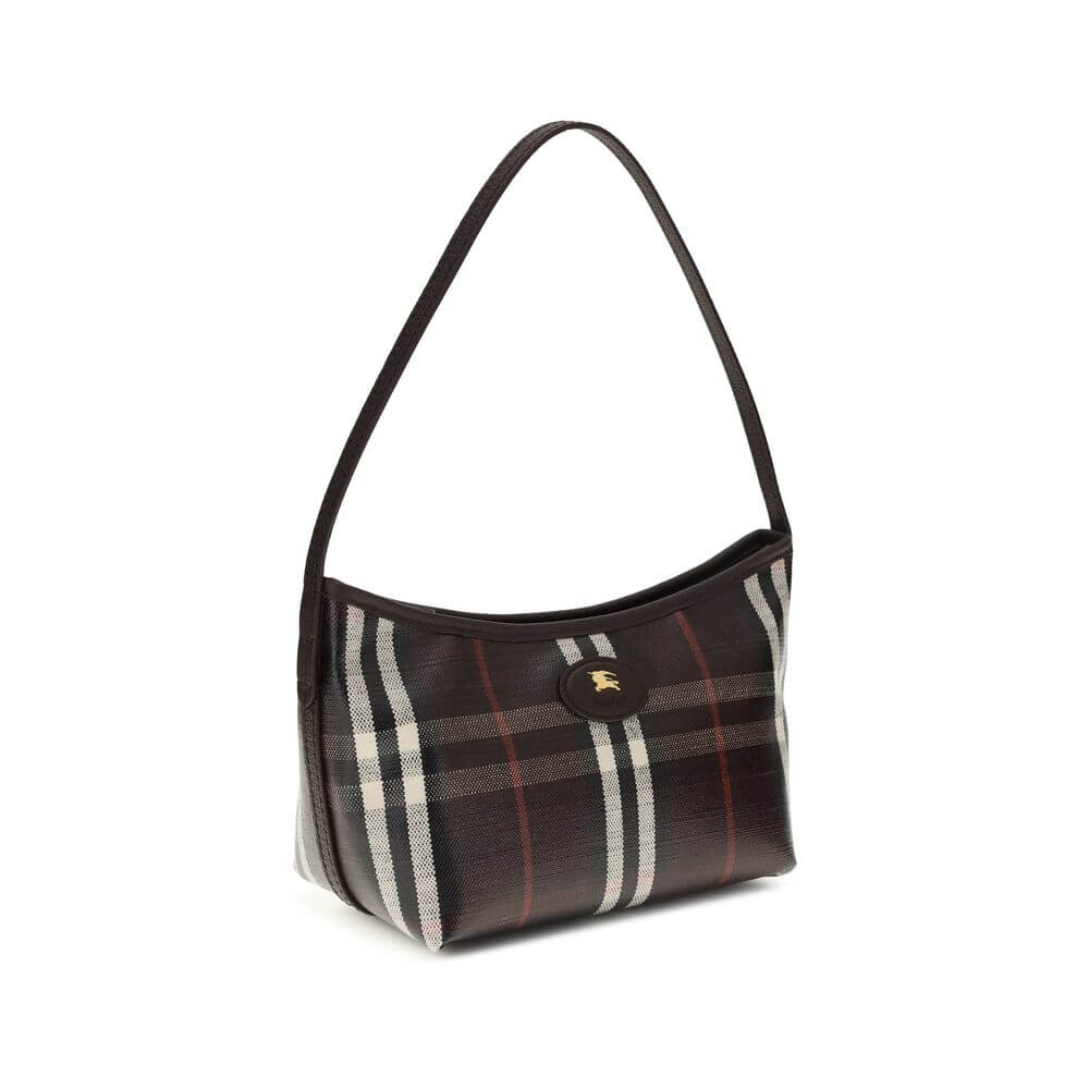 Multicolor Cotton WalletHighlands mini Shoulder Bag by Burberry is a lightweight and compact design embellished with the Knight Stamp, a historic archival pattern from the 1980s. Featuring a slim leather shoulder strap, it has a zipper closure, hand-paint