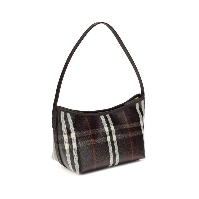Multicolor Cotton WalletHighlands mini Shoulder Bag by Burberry is a lightweight and compact design embellished with the Knight Stamp, a historic archival pattern from the 1980s. Featuring a slim leather shoulder strap, it has a zipper closure, hand-paint