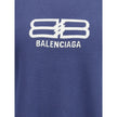 Blue Wool SweatshirtThe crewneck Sweatshirt by Balenciaga embodies the brand’s modern and minimalist aesthetic. Crafted from soft cotton, it features a relaxed fit, long sleeves, and a contrasting logo printed at the front, adding a signature touch to its