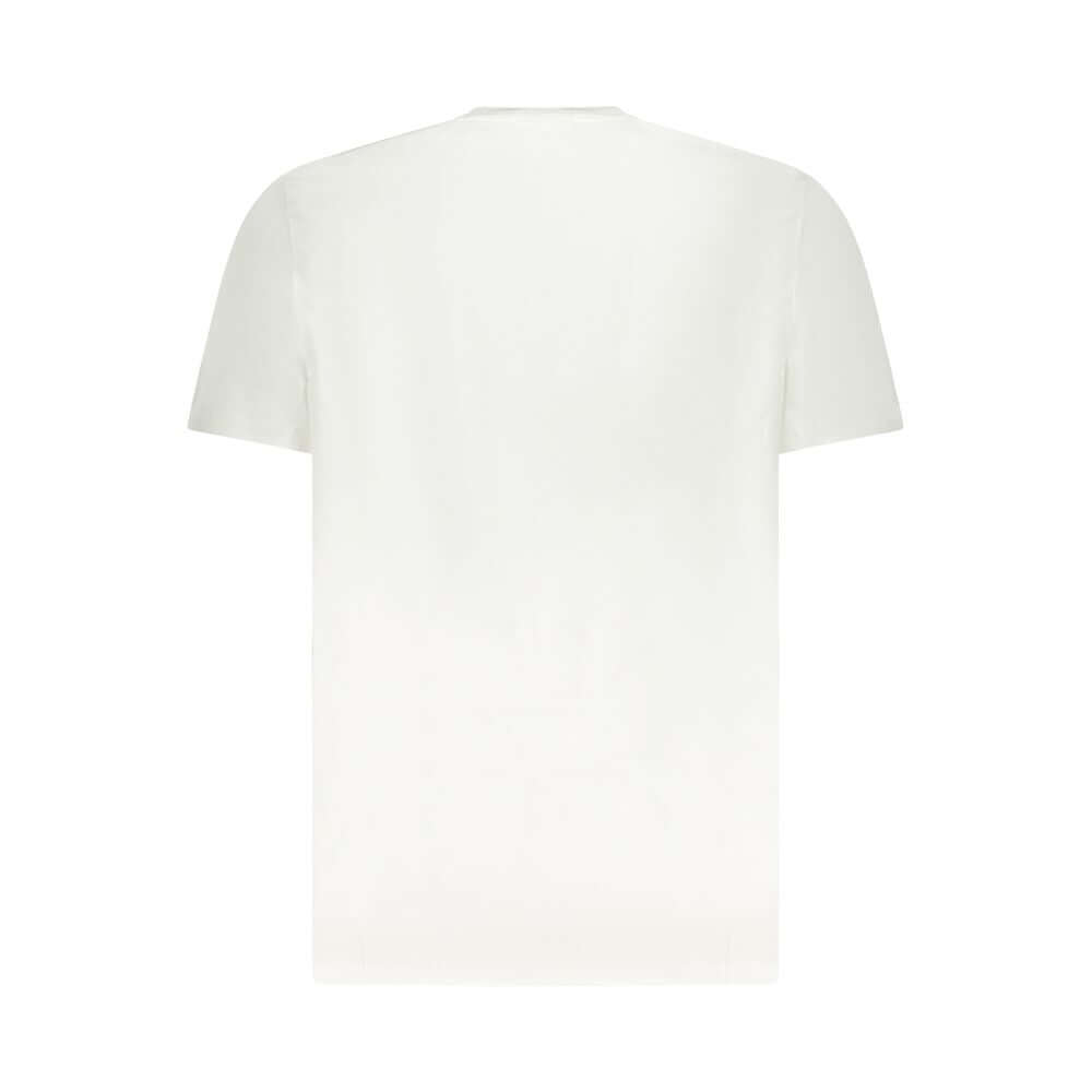 White Cotton Men T-ShirtElevate your style with the undeniable sophistication of Calvin Klein. This white short-sleeved T-shirt brings a touch of class to casualwear, featuring a crew neck and an elegantly embroidered logo that makes a statement. Crafted