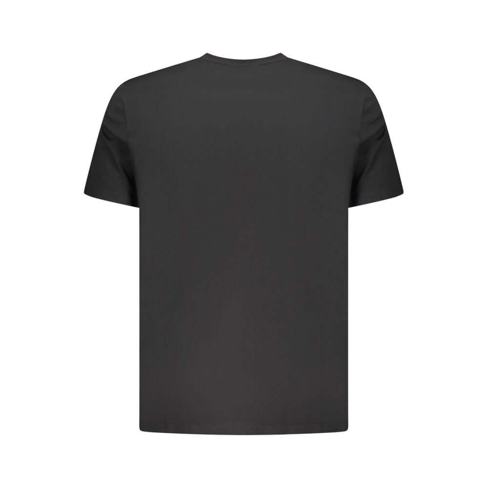 Black Cotton Men T-ShirtStep into the effortless cool of Calvin Klein with this sleek, short-sleeved T-shirt. A true symbol of modern minimalism, this tee boasts bold embroidery that brings the iconic logo to the forefront. Crafted from the finest cotton,