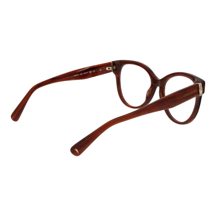 Brown Acetate Glasses (Frames)Gender Women Main color Brown Frame color Brown Frame material Acetate Rim Style Full-Rim Lenses Color Demo glasses Lenses Material Plastic Lenses Effect No Extra Lenses width 52 Size 52-17-140 Lenses Height 46 Bridge width 1
