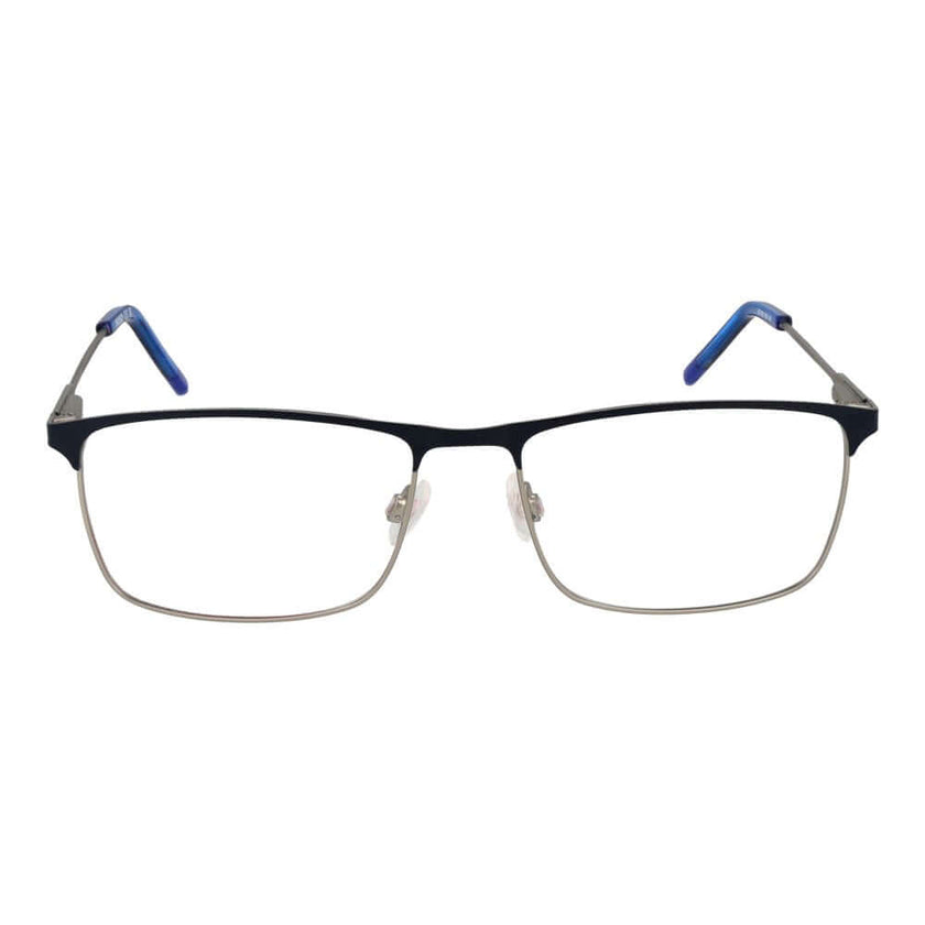 Blue Stainless Steel Glasses (Frames)Gender Men Main color Blue Filter Category None Extra No extra Frame color Blue Frame material Stainless Steel Lenses Color Demo glasses Lenses Material Plastic Style Browline Lenses Effect No Extra Protection None Len