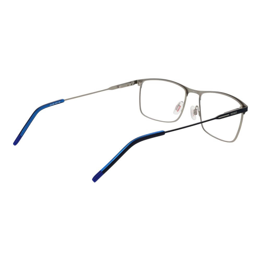 Blue Stainless Steel Glasses (Frames)Gender Men Main color Blue Filter Category None Extra No extra Frame color Blue Frame material Stainless Steel Lenses Color Demo glasses Lenses Material Plastic Style Browline Lenses Effect No Extra Protection None Len