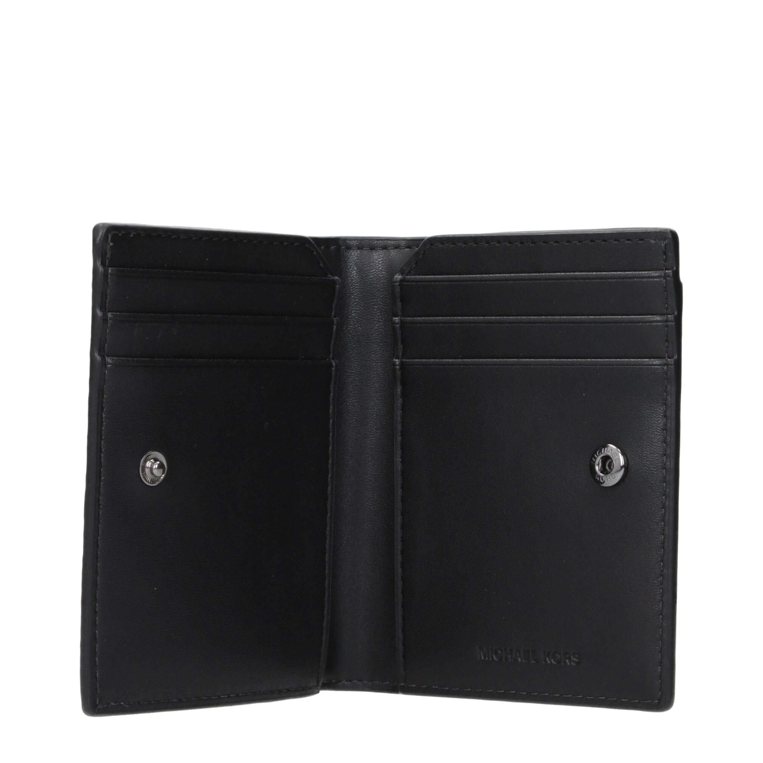 Black Leather CardholderDescription: The product with MPN 36S5LCOF3LBLACK and code F85086 leather in black is a document holders designed by Michael Kors. It has features like front logo.Black Leather Cardholder${tagsMichael KorsAulae Black Leather Cardho