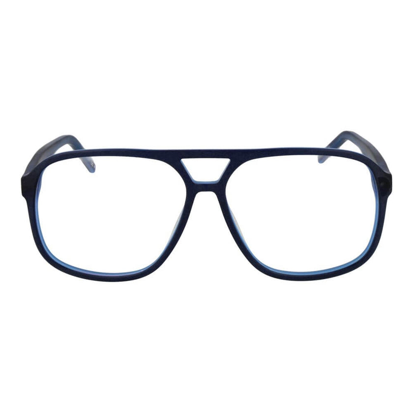 Blue Acetate Glasses (Frames)Gender Men Main color Blue Filter Category None Extra No extra Frame color Blue Frame material Acetate Lenses Color Demo glasses Lenses Material Plastic Style Aviator Lenses Effect No Extra Protection None Lenses width 59 Lens