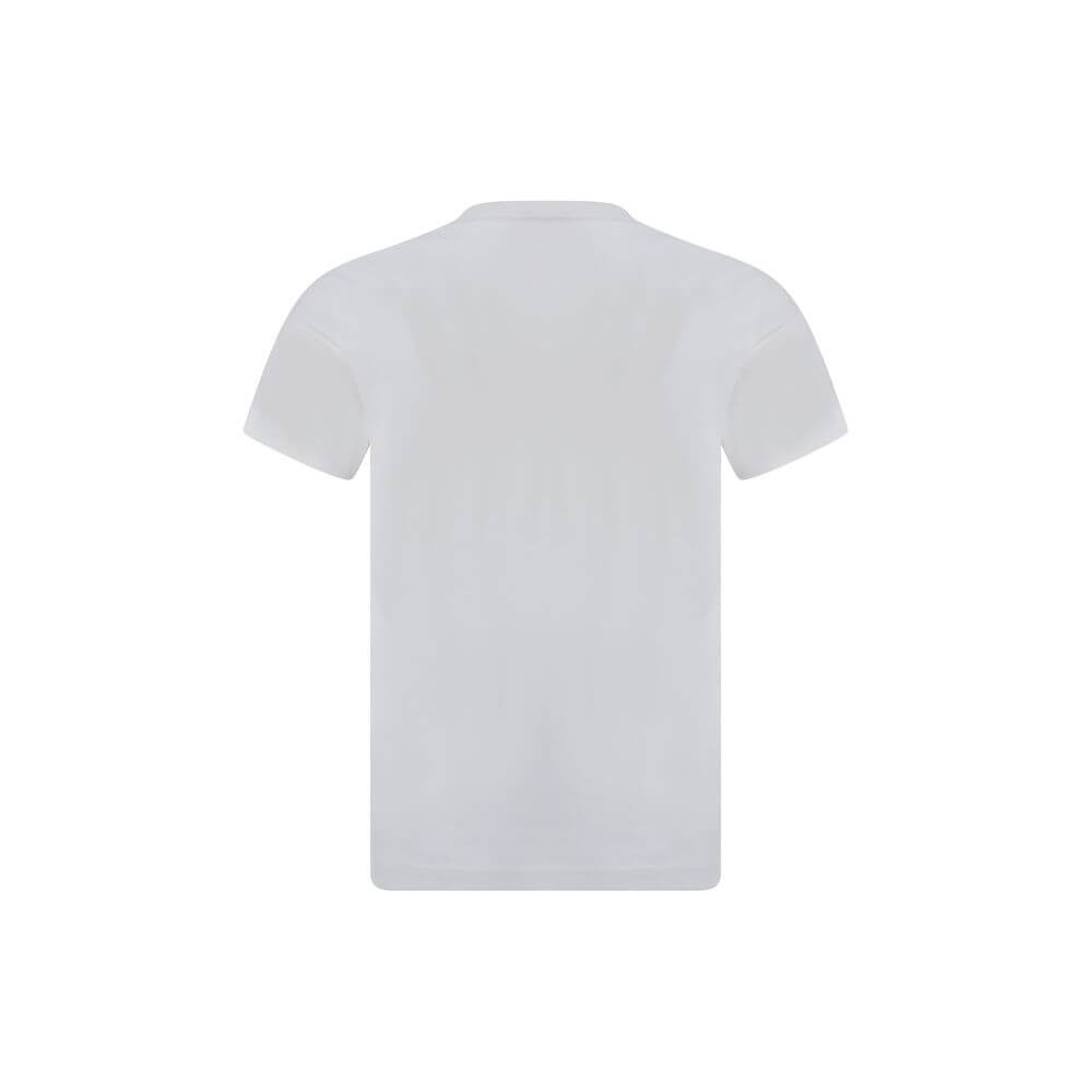 White Cotton T-ShirtCotton T-Shirt by Diesel, ribbed crew neck, iconic contrasting brand monogram at front, monochrome pattern, regular fit Season: AW25 Composition: GENERAL 100% Cotton MADE IN INDIAWhite Cotton T-Shirt${tagsDieselAulae White Cotton T-Shi