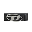 Black Calf Leather Bos Taurus Regular BeltThe leather Belt by Diesel is an elegant and modern accessory, crafted from smooth leather for a sophisticated and versatile look. The buckle is decorated with the iconic three-dimensional logo applique, a distinc