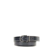 Black Calf Leather Bos Taurus Regular BeltReversible leather Belt by Ferragamo is made of soft calfskin and features a two-tone construction designed to offer maximum versatility. The geometric buckle with ruthenium finish is embellished with the signatur